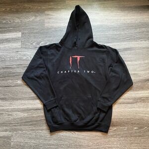 IT Chapter Two “IT‎ Comes Back” Clown Horror Graphic Hoodie Size Small